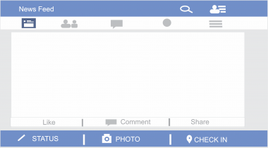 membuatkan powerpoint bertema facebook