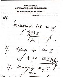 membantu membacakan resep dokter apabila kurang dipahami