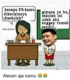 Mengerjakan PR Dan tugas sekolah Anda
