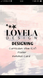 Membuat creative design untuk CV & COVER LETTER