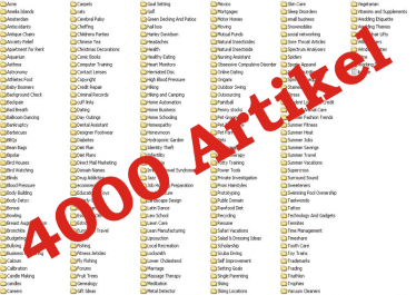 Beri 4000 Artikel PLR Berbagai Niche + Bonus 