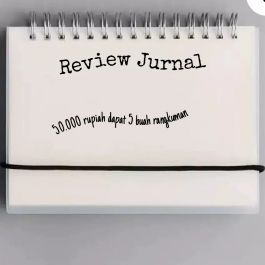 buat review jurnal internasional/nasional sebanyak 5 buah dalam seminggu