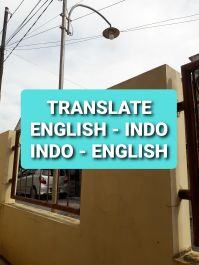 menerjemahkan artikel atau buku dari bahasa inggris ke bahasa indonesia atau sebaliknya