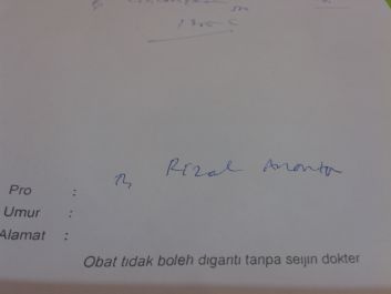 tuliskan Resep Dokter untuk kulit berjerawat 
