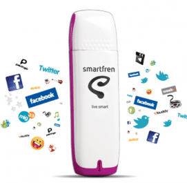 berikan tips internet gratis untuk modem "Smartfren"