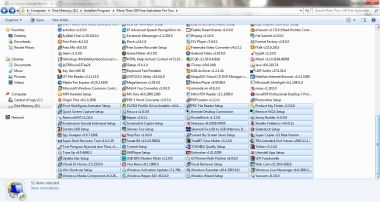 memberikan 10 aplikasi compatible windows 7 dari >260 koleksi aplikasi full version saya