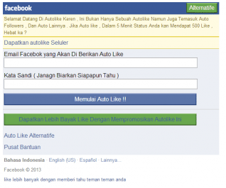 Membuatkan Website Phising Facebook Dengan Kata" Sendiri