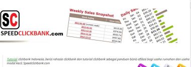memberikan tutorial mendapatkan mendapatkan minimal $100-$.1000 dari ClickBank setiap bulannya