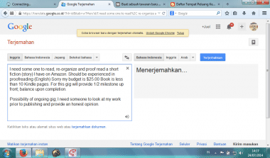 menerjemahkan bahasa inggris ke bahasa indonesia atau sebaliknya