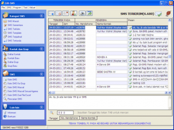 memberikan software SMS Massal + 1,5juta++ database no hp dari seluruh indonesia