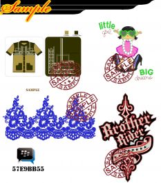 Membuat 2 design Embroidery
