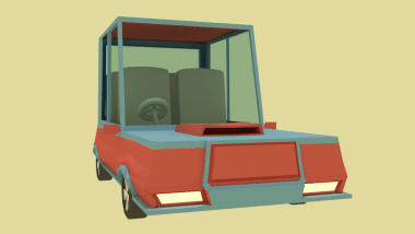 membuat objek 3D modeling dan rendernya menggunakan Blender