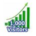menaikan rate visitor di website/blog sampai 1000 visitor