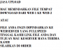 upload file anda berukuran 3 gb diserver download yang anda mau