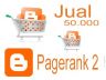 menjual blogspot PR2 sebayak 2 blog