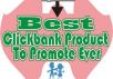 memberikan daftar dari  '57 best selling clickbank products + 55 clickbank review articles'