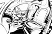 mentracing foto anda kedalam lineart yang sangat detail