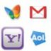 membuatkan 100 email 25 akun gmail, 25 akun yahoo, 25 akun hotmail