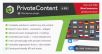 PrivateContent - Multilevel Content Plugin