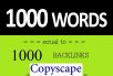 menulis artikel 1000 kata dalam Bahasa inggris & SEO friendly