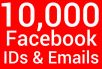 Scrape 10000 UID, Email Facebook dari Fanpage/Group Sesuai Target Niche Kamu