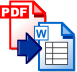 convert file pdf to MS word