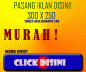 Pasang Iklan / Banner di Blog saya ukuran berapa saja hanya